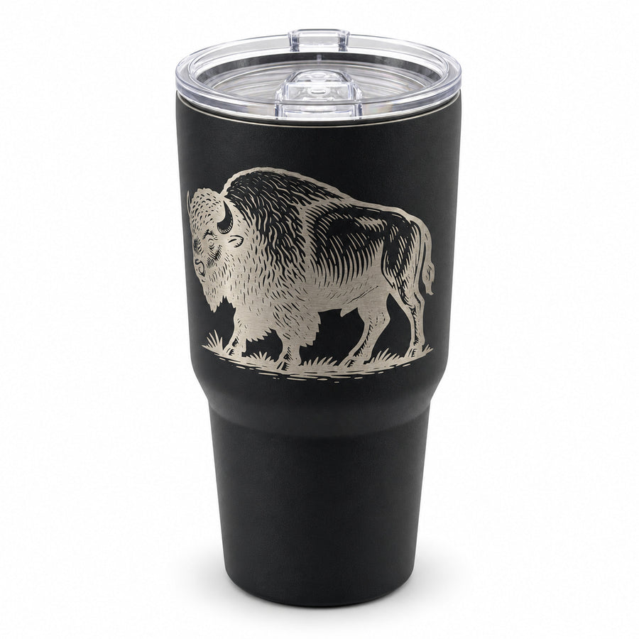 Buffalo — bison black — 01 white hero