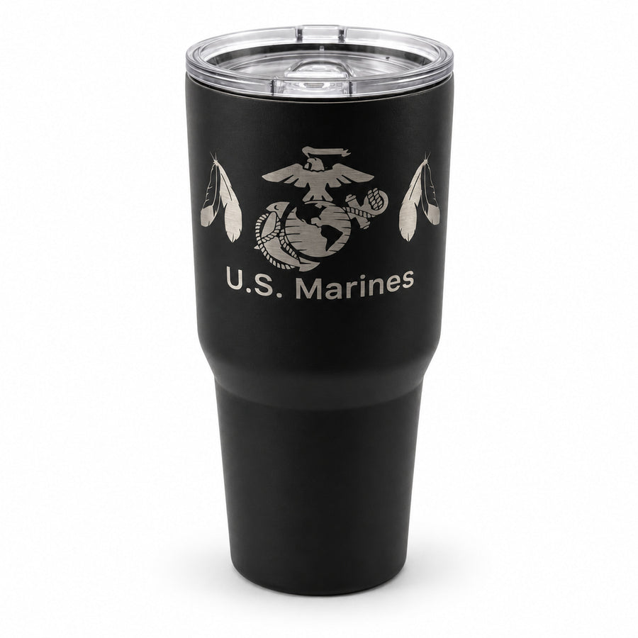 Marines Feathers — marines feathers black — 01 white hero