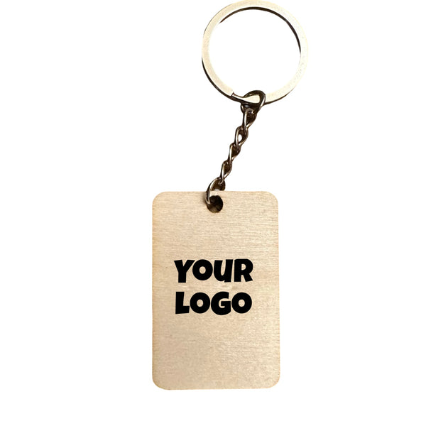 Wood Keychain – Rectangle (5cm x 3.5cm)