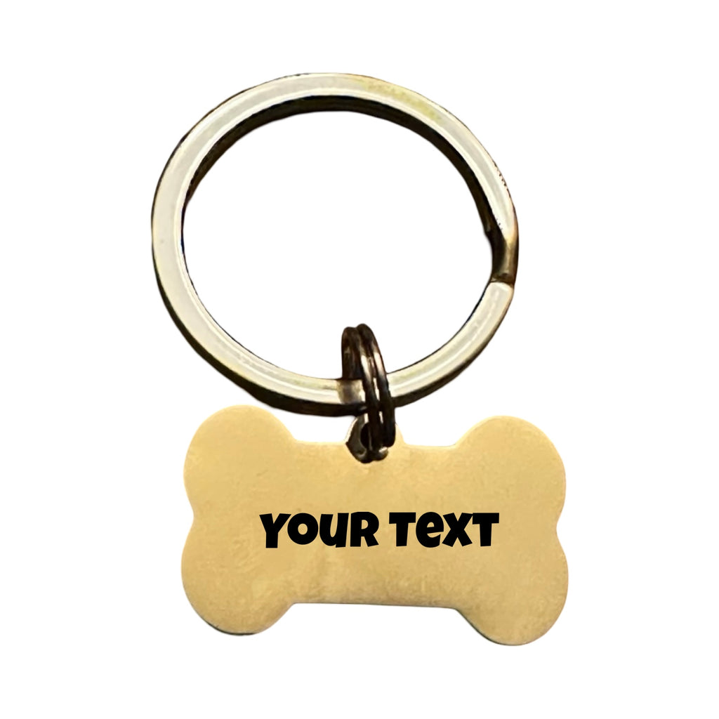 Metal Bone Keychain (1.5cm x 3cm) – Gold or Silver