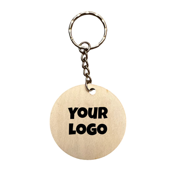 Wood Keychain – Large Round (5cm Diameter)