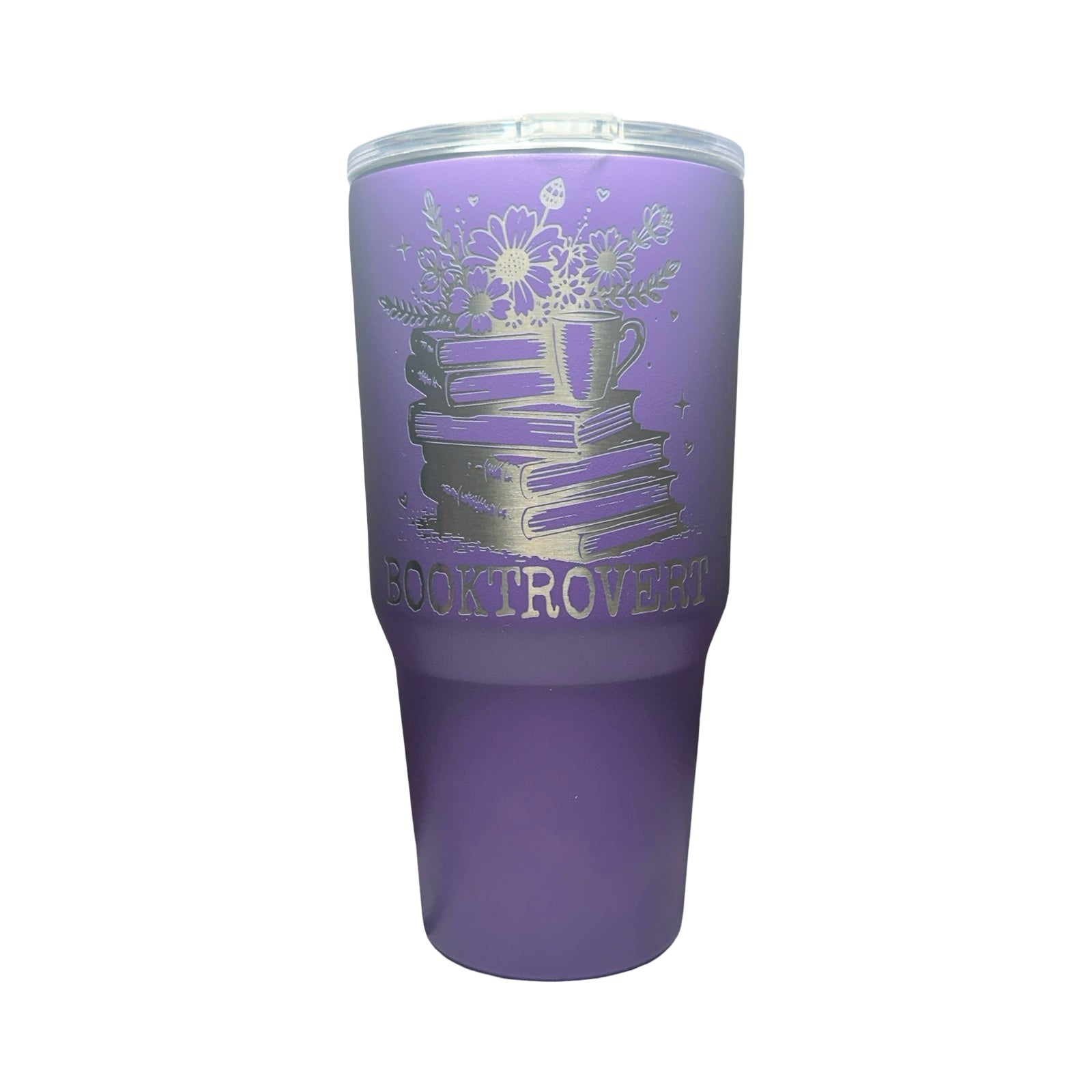 Booktrovert 30 oz Custom Engraved Tumbler