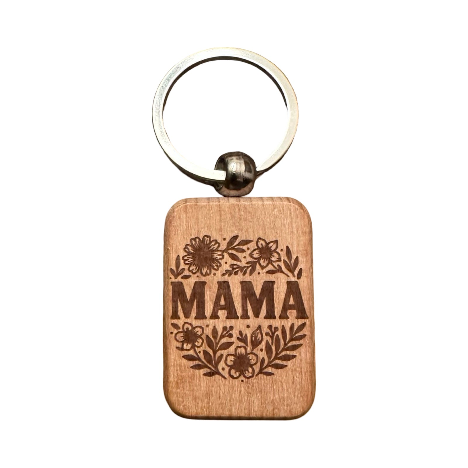 Wood Keychain – Rectangular (4cm x 3cm)