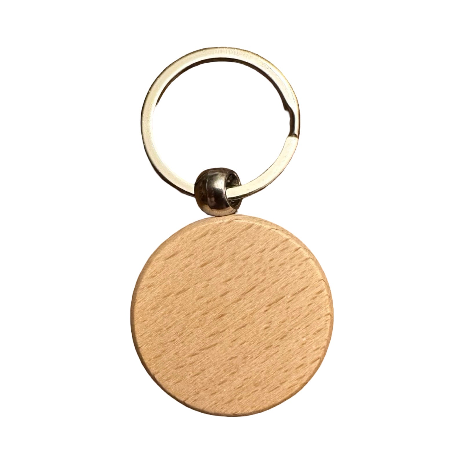 Wood Keychain – Round (4.5cm Diameter)