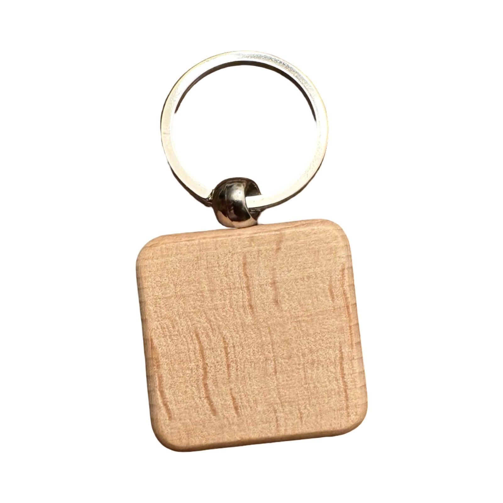 Wood Keychain – Square (3.5cm x 3.5cm)