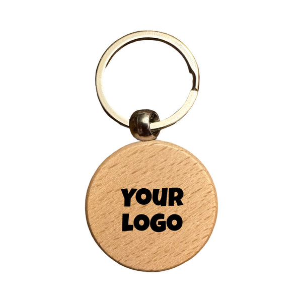 Wood Keychain – Round (4.5cm Diameter)