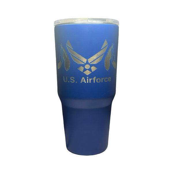 Native Airforce 30 oz Custom Engraved Tumbler