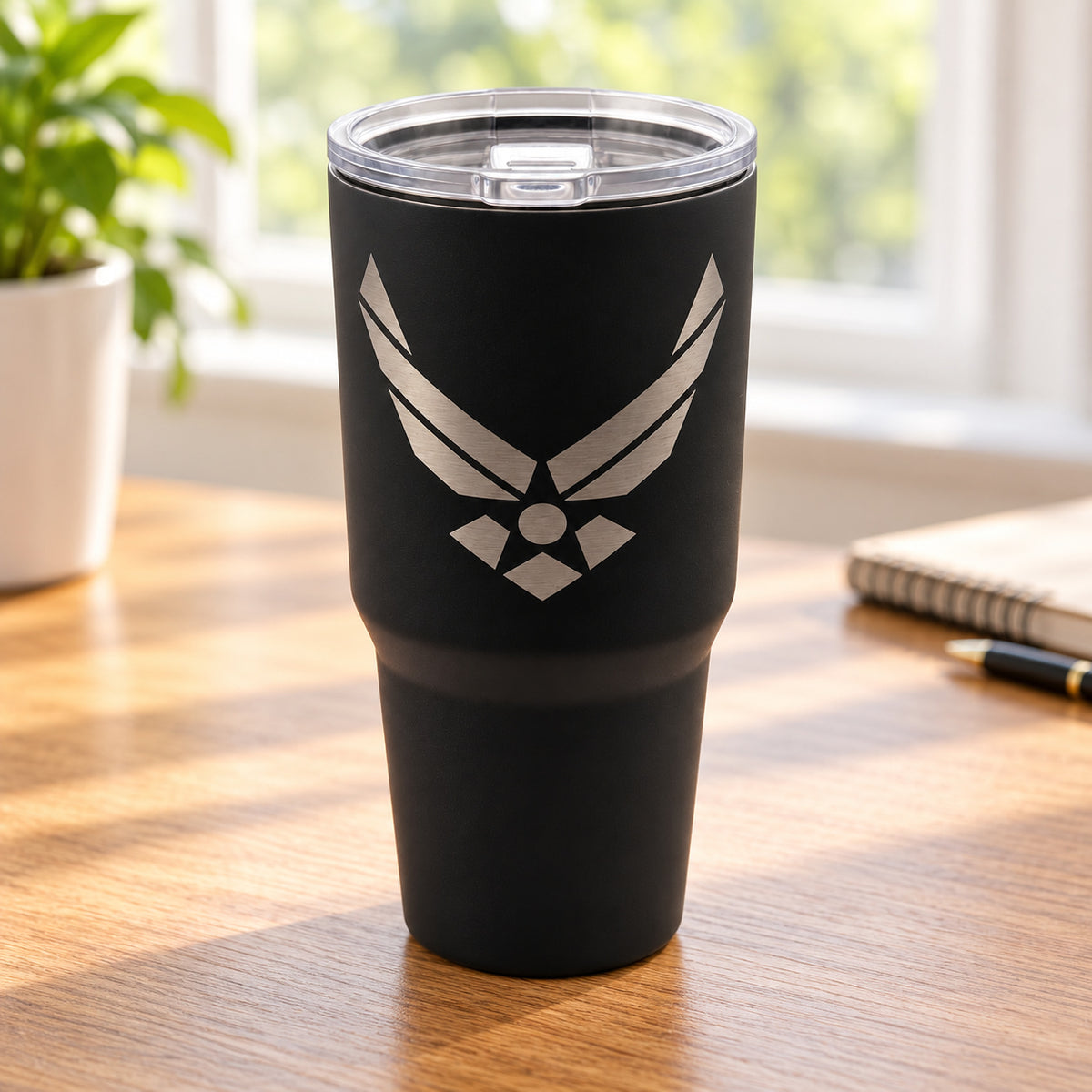 Air Force Emblem — airforce emblem black — 03 tabletop lifestyle
