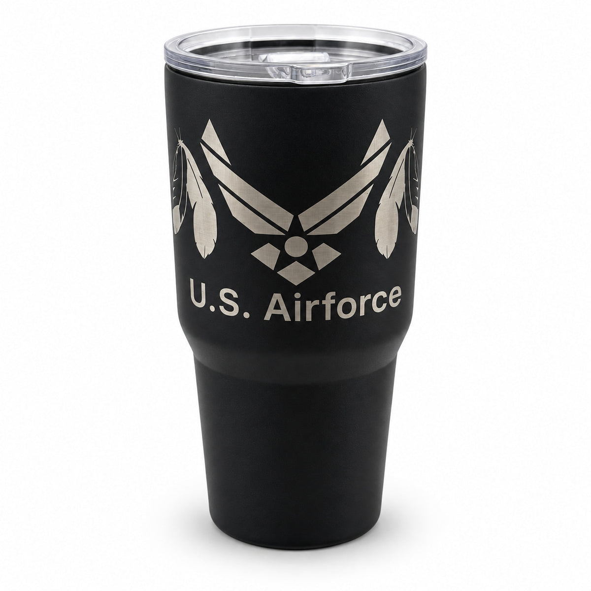 Air Force Feathers — airforce feathers black — 01 white hero
