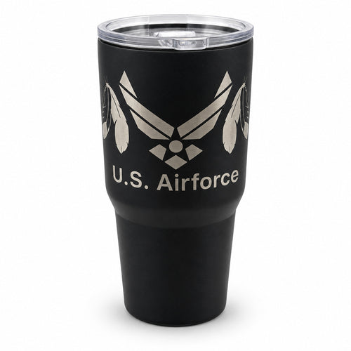 Air Force Feathers — airforce feathers black — 01 white hero