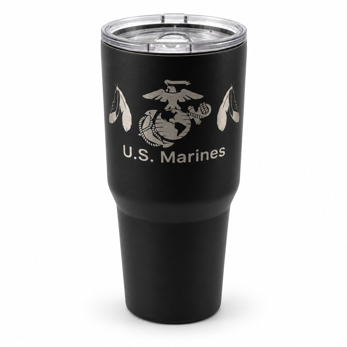 Marines Feathers — marines feathers black — 01 white hero