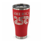 America250 HOGG 30oz Modern Curve engraved tumbler — america 250 red — 01 white hero