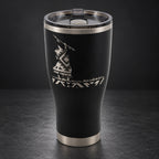 Native Rider — Southwest 30oz Tumbler in Black, studio view