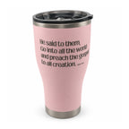 Make Heaven Crowded HOGG 30oz Modern Curve engraved tumbler — make heaven crowded blush — 02 scripture back